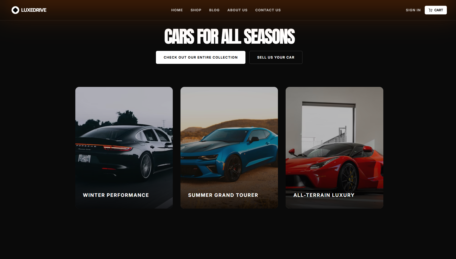 Vehicle Showcase